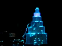 Projection mapping to cake